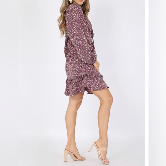 Floral sleeve dress - Picture 4 of 4